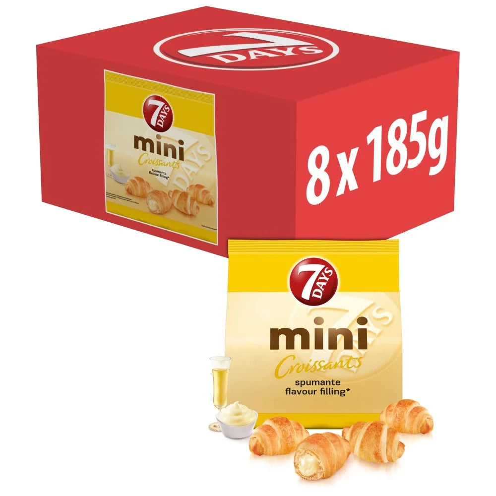7 Days Mini Spumante Croissant 185g, front of pack