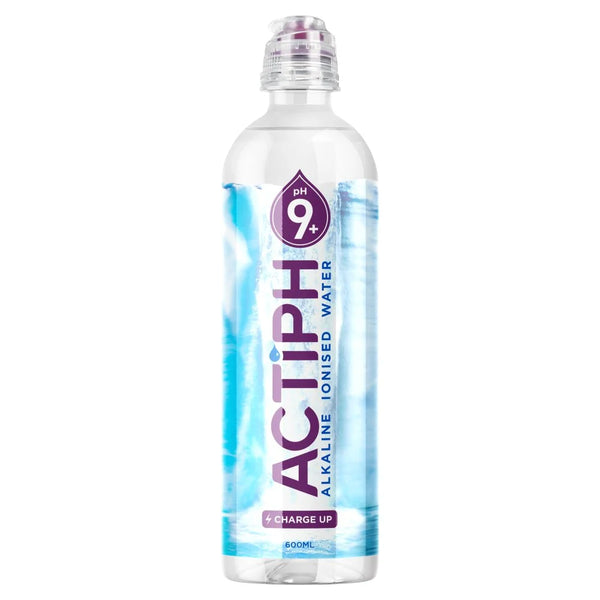 Actiph Alkaline Ionised Water 600ml, front of pack