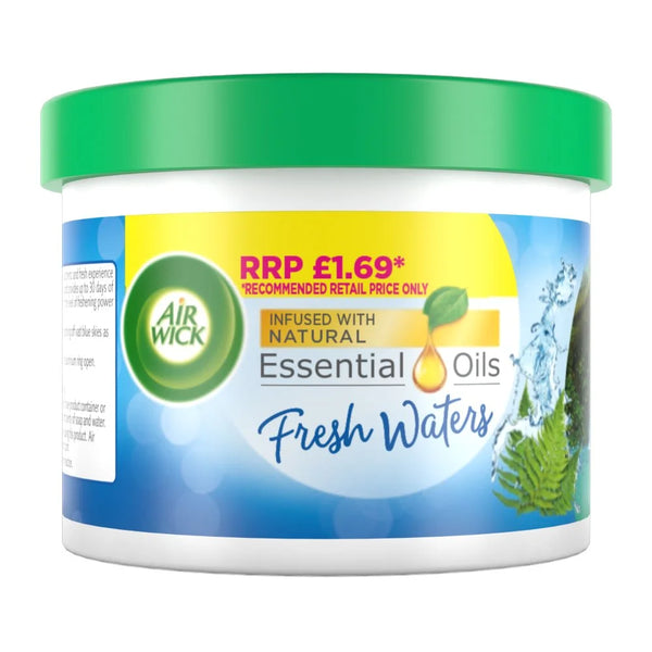 Air Wick Fresh Waters Gel Tin 70g, front of pack