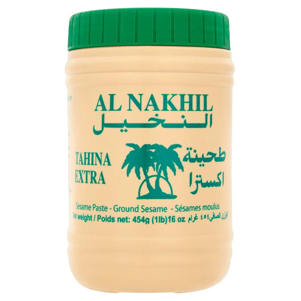Al Nakhil Tahina Extra sesame paste 454g, front of pack