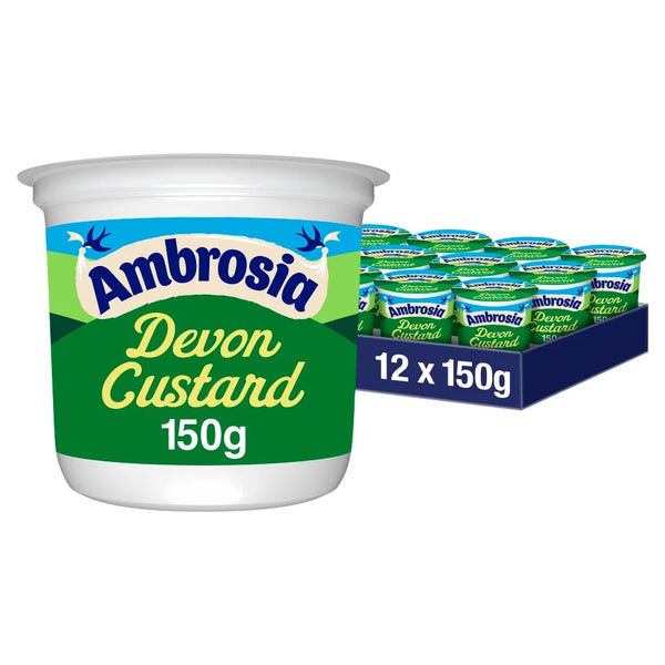 Ambrosia Devon Custard Dessert Snack Pot 150g, front of pack