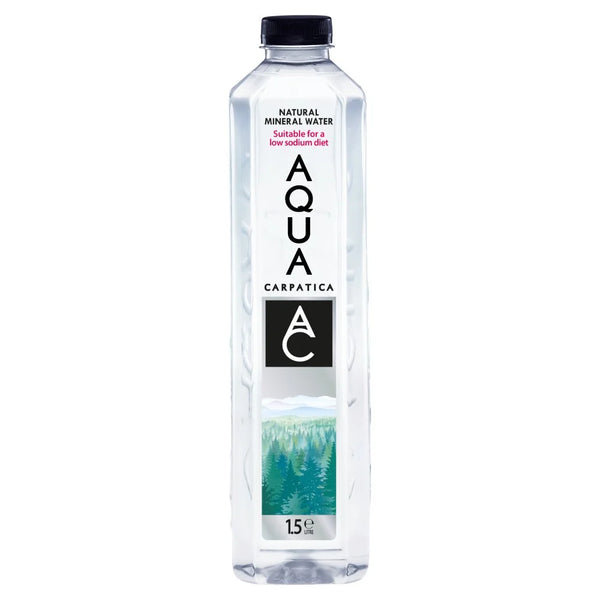 Aqua Carpatica Natural Still Mineral Water 1.5L, front of pack