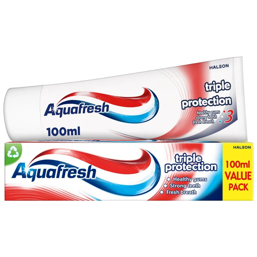 Aquafresh Triple Protection Toothpaste 100ml, front of pack
