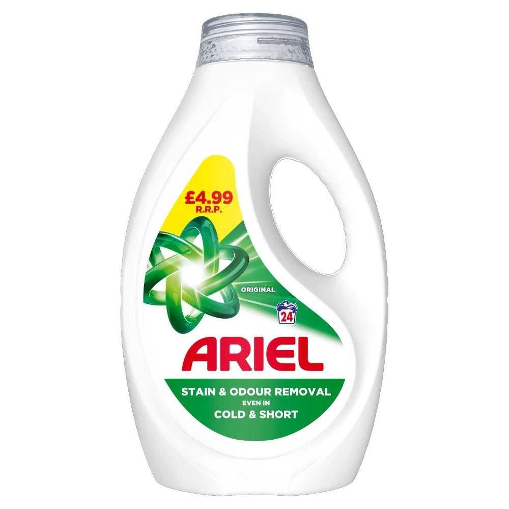 Ariel Original Washing Liquid 24 Washes, front of pack
