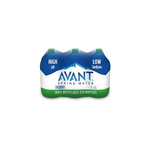 Avant Mineral Water 5 Litre, front of pack