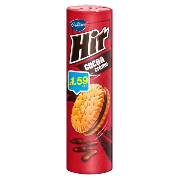 Bahlsen Hit Cocoa Crème Biscuits 220g, front of pack