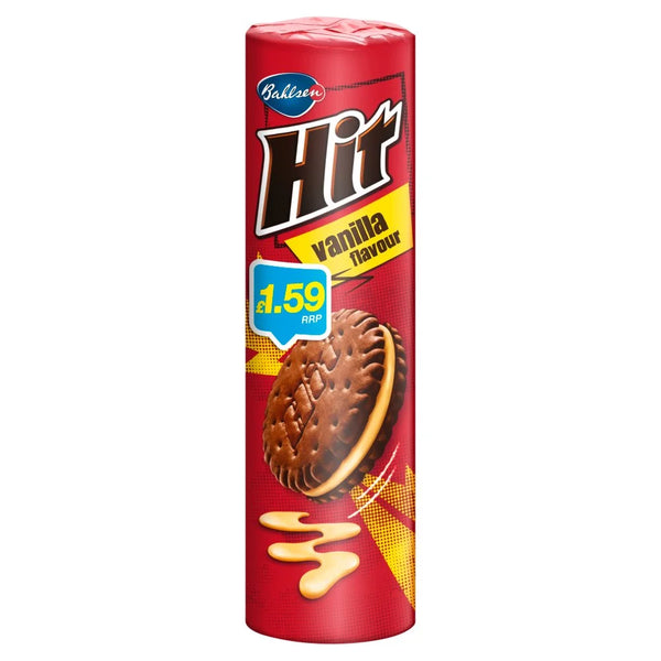Bahlsen Hit Vanilla Flavour Biscuits 220g, front of pack