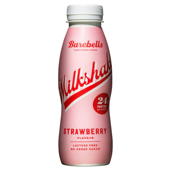 Barebells Protein Milkshake Strawberry 330ml, front of pack
