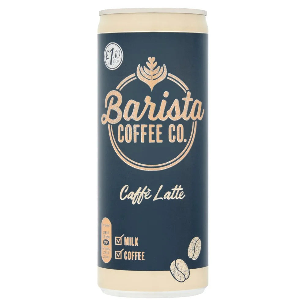 Barista Coffee Co. Caffè Latte iced coffee 250ml, front of pack