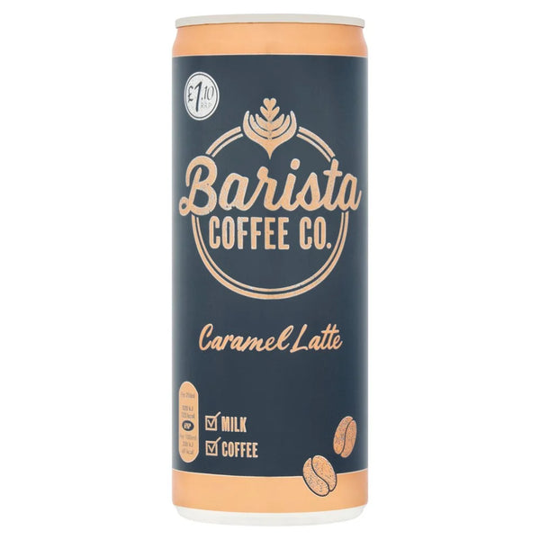 Barista Coffee Co. Caramel Latte iced coffee 250ml, front of pack