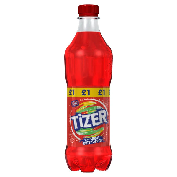 Barr Tizer Soft Drink Bottle 500ml, front of pack