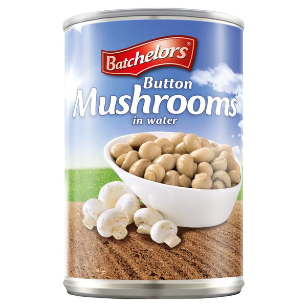 Batchelors Button Mushrooms in Water 285g, front of pack