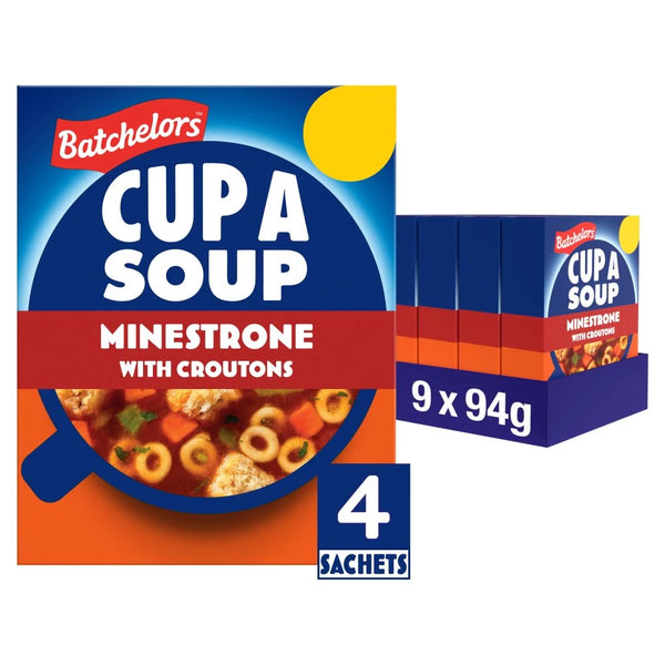 Batchelors Cup a Soup Minestrone with Croutons, front of pack