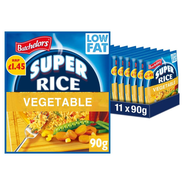 Batchelors Super Rice Golden Vegetable Flavour 90g, front of pack