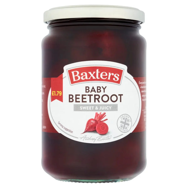 Baxters Baby Beetroot 340g, front of pack