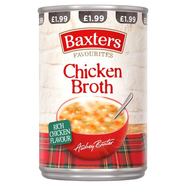 Baxters Favourites Chicken Broth 400g, front of pack