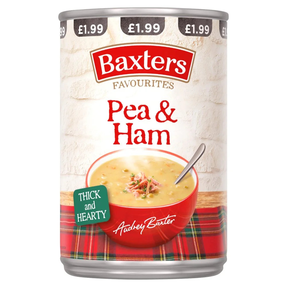 Baxters Favourites Pea and Ham Soup 400g, front of pack