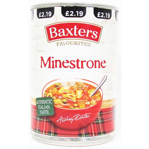 Baxters Minestrone Soup 400g, front of pack