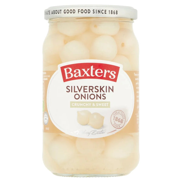 Baxters Silverskin Onions 440g, front of pack