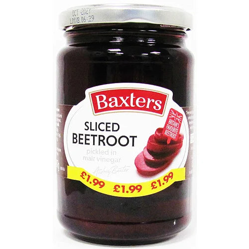 Baxters Sliced Beetroot 340g, front of pack
