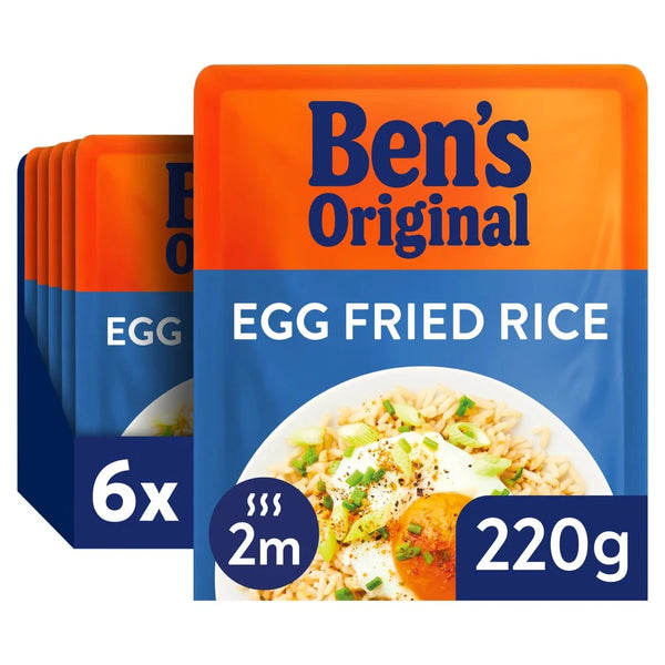 Ben's Original Egg Fried Microwave Rice 220g, front of pack