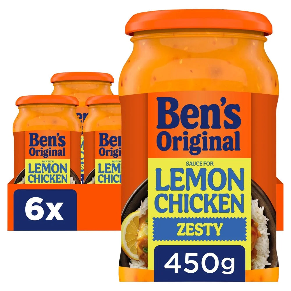 Ben's Original Zesty Lemon Chicken Sauce 450g, front of pack