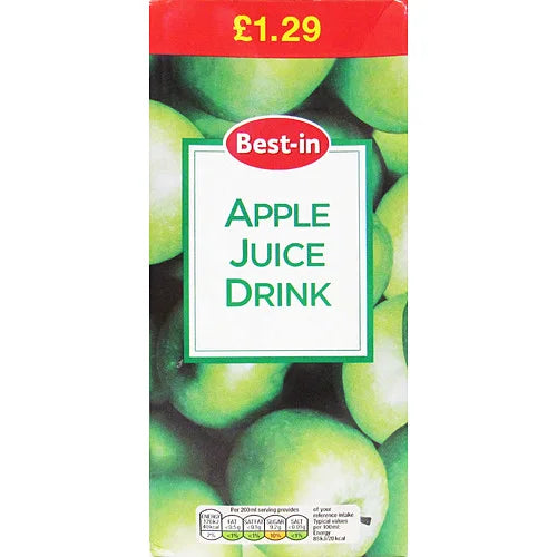 Best-In Apple Juice 1L Carton, front of pack