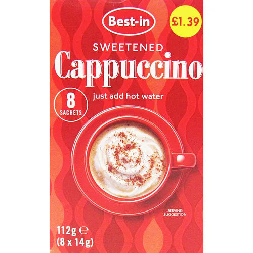 Best-In Cappuccino 112g, front of pack