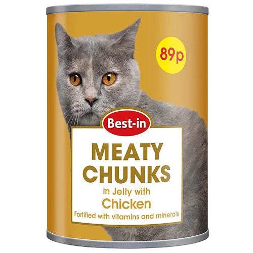 Best-In Cat Food Chicken in Jelly 400g, front of pack