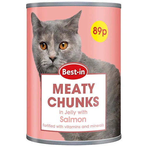 Best-In Cat Food Salmon 400g, front of pack