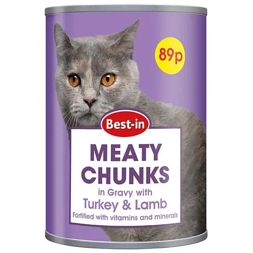 Best-In Cat Food Turkey & Lamb 400g, front of pack