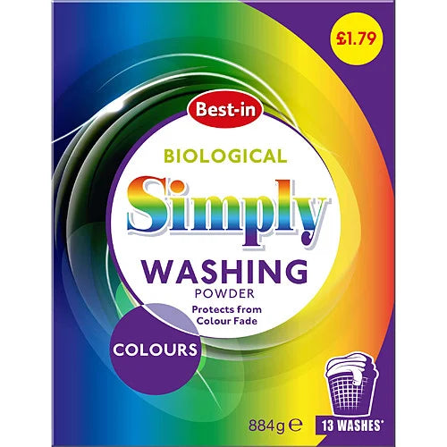Best-In Colour Bio Powder 13 Wash, front of pack