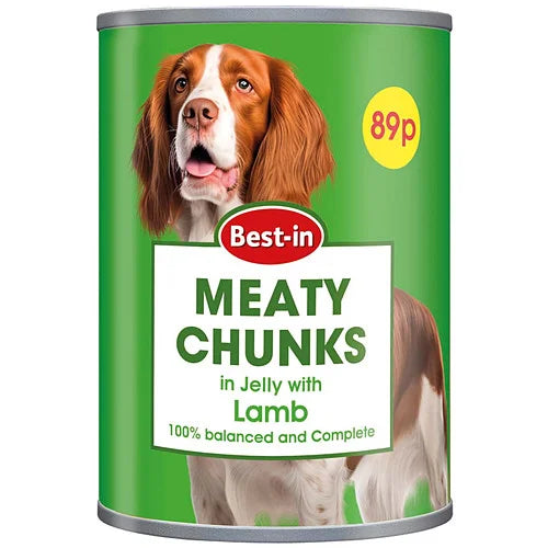 Best-In Dog Food Lamb 400g, front of pack