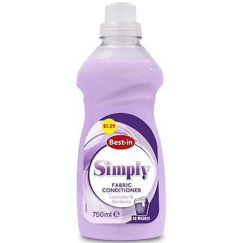 Best-In Fabric Conditioner Lavender & Gardenia 30 Wash, front of pack