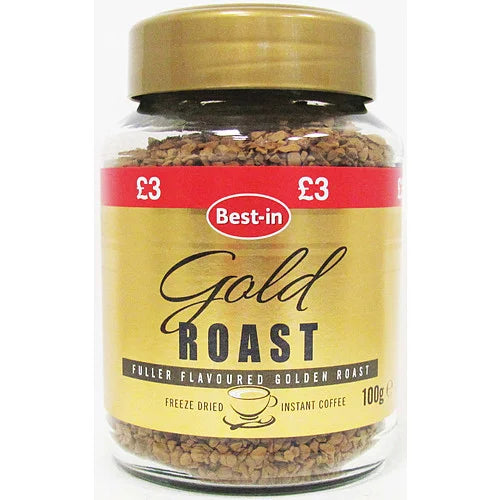 Best-In Gold Roast Freeze Dried Coffee 100g, front of pack