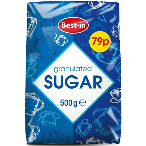 Best-In Granulated Sugar 500g, front of pack
