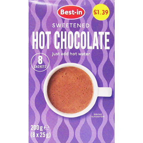 Best-In Hot Chocolate 200g, front of pack