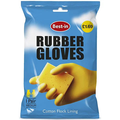 Best-In Household Gloves Medium, front of pack