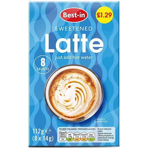 Best-In Latte 112g, front of pack