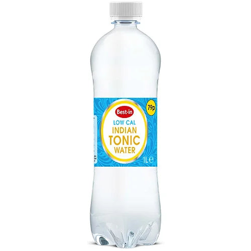 Best-In Low Calorie Tonic Water 1L, front of pack