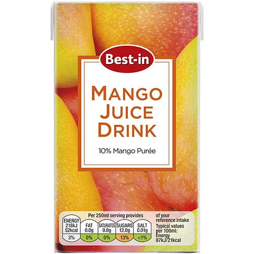Best-In Mango Juice Drink 250ml, front of pack