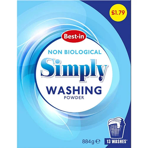 Best-In Non Bio Powder 13 Wash, front of pack