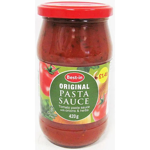 Best-In Pasta Sauce Original 420g, front of pack