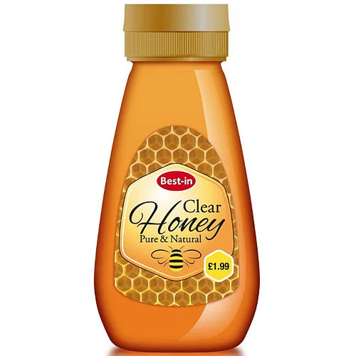 Best-In Squeezy Honey 340g, front of pack