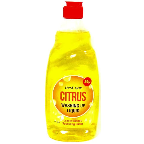 Best-In Washing Up Liquid Citrus 500ml, front of pack