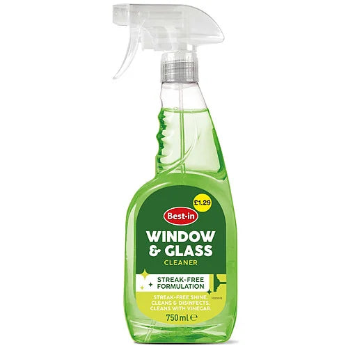 Best-In Window and Glass Cleaning Spray 750ml, front of pack