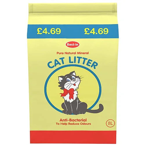 Bestone Anti Bac Cat Litter 8 Litre, front of pack