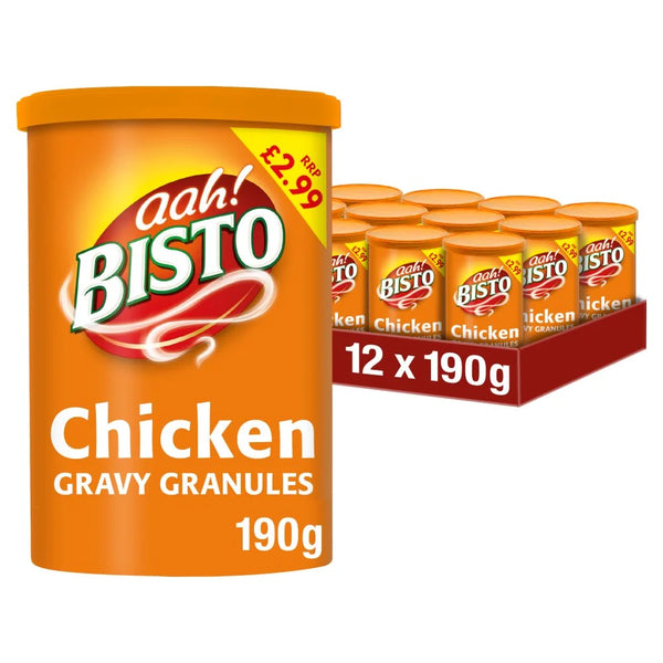 Bisto Chicken Gravy Granules 190g, front of pack