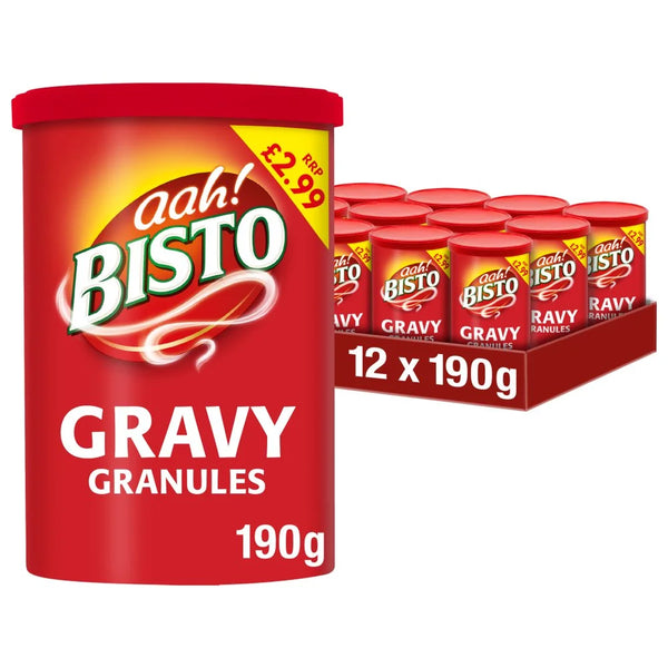 Bisto Gravy Granules 190g, front of pack