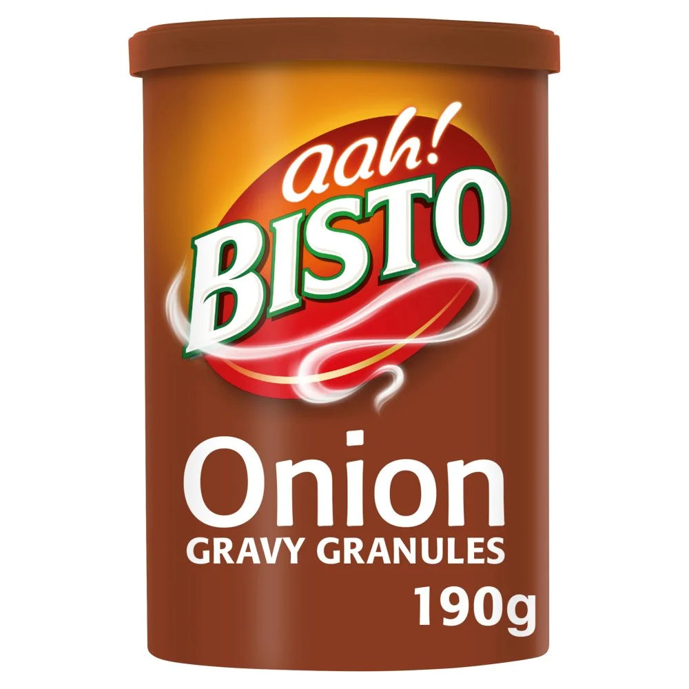 Bisto Onion Gravy Granules 190g, front of pack
